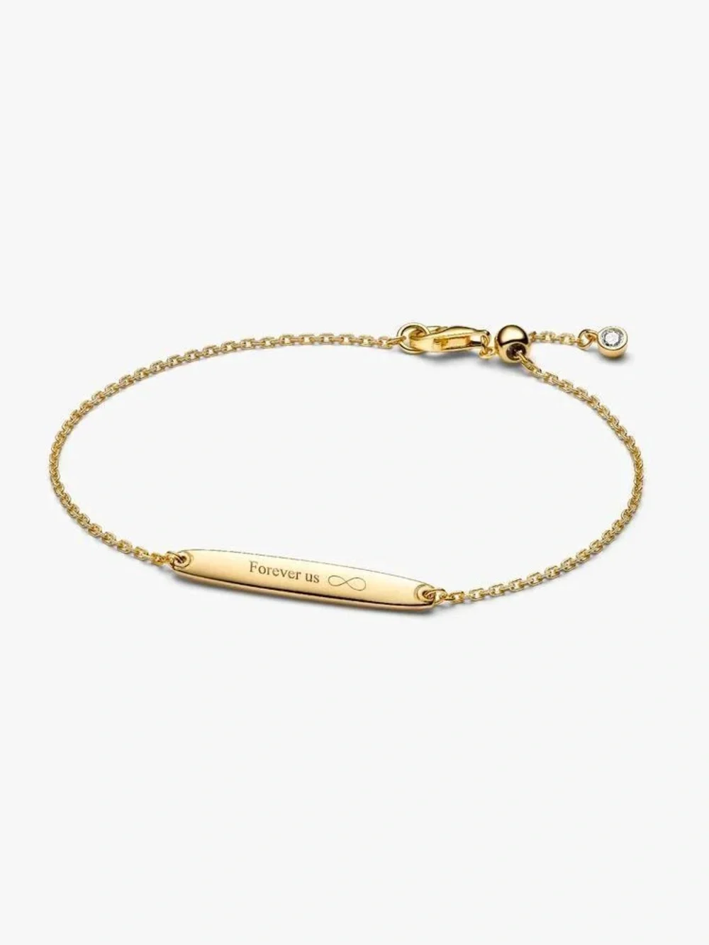 Pandora Engravable Bar Chain Bracelet